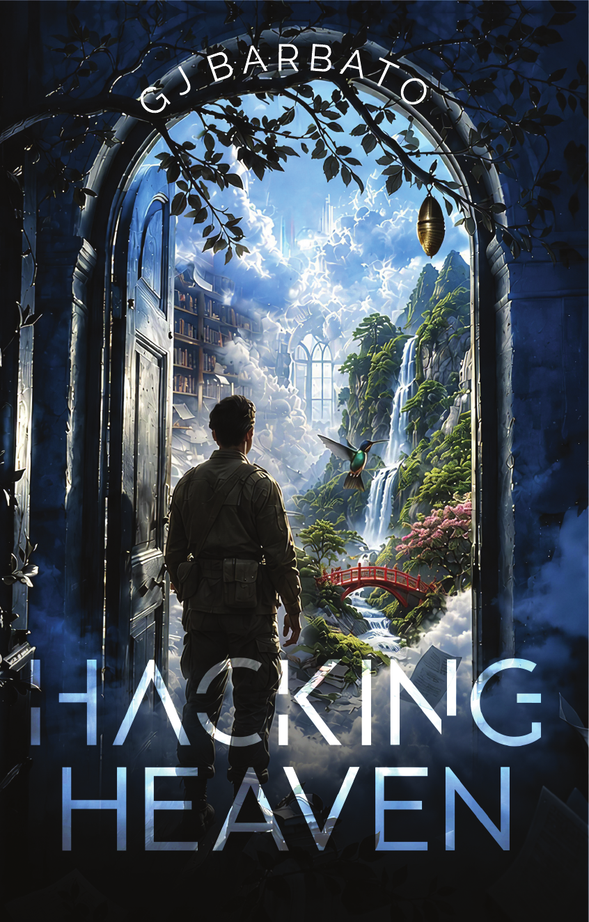 Hacking Heaven book cover by GJ Barbato